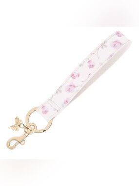 💗🔑 LoveShackFancy x Target Case-Mate Ribbon Rosa Flora Printed Keychain Strap 🔑💗